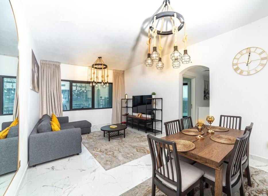Luxury 2 Bedroom Apartment In Dubai Marina & Jbr Beach Eksteriør billede